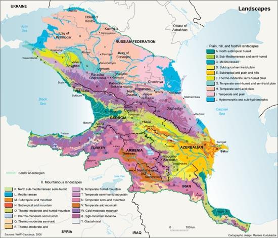 Klima oblasti je velmi různorodé, tomu odpovídá i pestrá skladba místní krajiny (viz mapa) Závisí na nadmořské výšce Od hladiny moře až k 5tis metrům v horách Nížinné oblasti srovnatelné s evropským