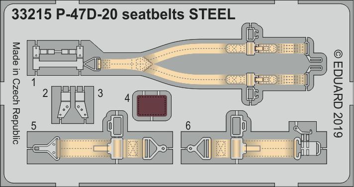 P-47D-20 seatbelts
