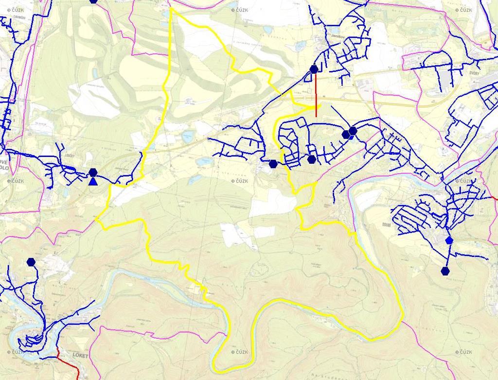 D. VODOVODY D.1 POTŘEBA VODY Z BILANCE Základní parametry: Ozn.: Jednotky: Rok: 2 5 21 215 Počet všech zásobených obyvatel Nz obyvatel 28 22 193 232 Voda vyrobená celkem VVR tis.