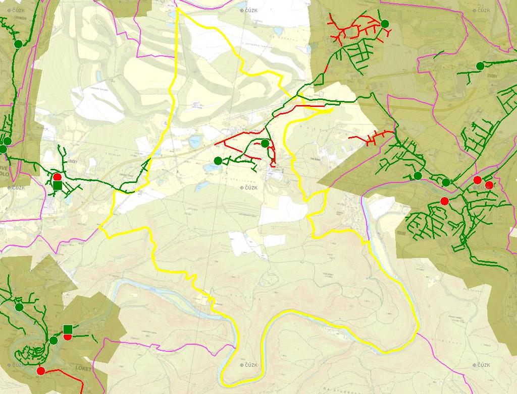 E. KANALIZACE A ČOV E.1 ZÁKLADNÍ ÚDAJE Rok: Základní parametry: Ozn.: Jednotky: 2 5 21 215 Počet všech obyv. napoj. na kanal. Nk obyvatel 235 Počet obyv.