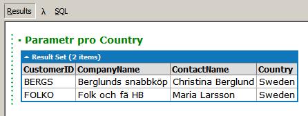 FROM dbo.customers C WHERE C.Country = @Country"; SqlConnection conn = new SqlConnection(connString); SqlDataAdapter da = new SqlDataAdapter(sql, conn); da.selectcommand.parameters.