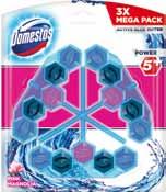 Čističe Domestos Power5 3x 55 g - 59,90 Power 5+