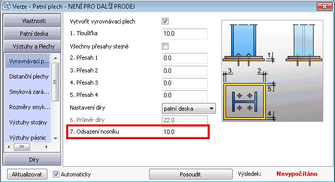 Přípoje 9: Vylepšení přípoje Patní plech Advance Steel 2014 nabízí více možností pro přípoj