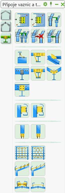 Skupina pro "přípoje vaznic a tenkostěnných nosníků" Uţivatelské