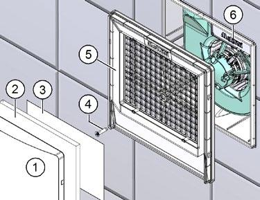 10.2 Odstranění krytů 10.2.1 Přístroje bez pohybového hlásiče: odstranění krytu nasávání, nosníku filtru a krytu přípojek NEBEZPEČÍ Životu nebezpečná napětí.