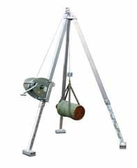 jeřáby lu - teleskopická hliníková trojnožka s kladkostrojem nosnost kg celková váha kompletu: 5kg bez kladkostroje možnost max.