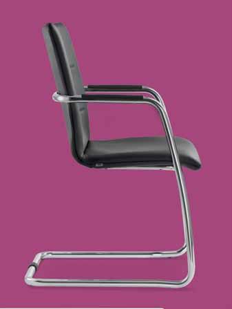 The chairs are stackable, and if used on hard floors can be fitted with soft glides.