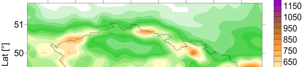 Pro odhad přirozené variability teploty vzduchu a srážek byly v kap.