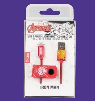 Typ vstupního konektoru: USB LIGHTNING KABEL IRON MAN 120 CM PRODEJ: 4.