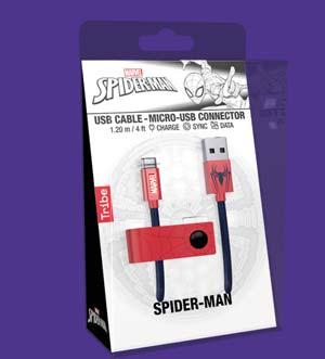 USB KABEL SPIDER-MAN 120 CM PRODEJ: 4. 9.