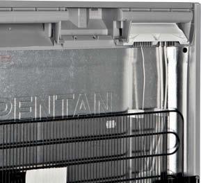 Chladničky s plnými dveřmi Kvalita až do detailu Optimalizované chladicí komponenty a účinně izolované plné dveře snižují spotřebu energie a přispívají tak k