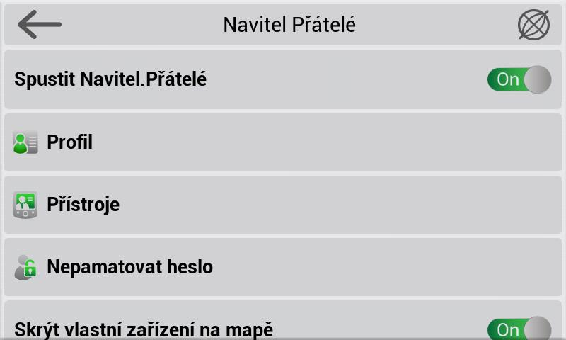 Klíčové funkce Navitel.