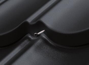 Připevnění tašek 15 mm Tašky se připevňují ve svislé přední části v každé druhé velké vlně (vždy vpravo nebo vlevo) v místě vyznačeném na obrázku.