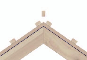 Hřebenáče je možné položit nezávisle na směru větru. Kulaté hřebenáče (1 nebo 3modulové) pokládejte s přesahem a připevňujte vždy v místě přesahu pomocí jednoho šroubu.