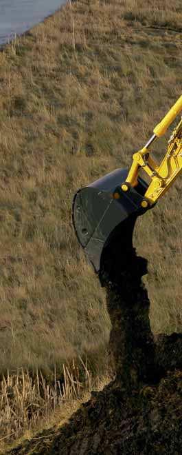 Výkon a ohleduplnost k životnímu prostředí Motor ecot3 s níkou spotřebou Integrovaný hydraulický systém Komatsu Motor Komatsu SAA6D107E-1 se vynačuje velkým kroutícím momentem, vyšším