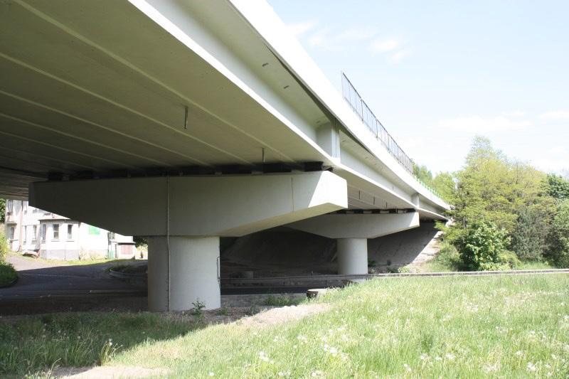 I/13 Dalovice mosty - (2010-2011) Mosty převádějící silniční provoz přes místí komunikaci v katastrálním území Dalovice leží v extravilánu na silnici I/13.