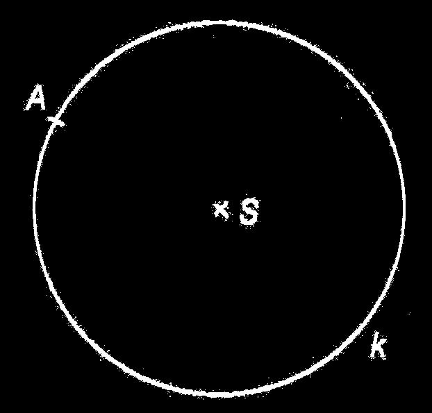 max. 3 b. Je dána kružnice k se středem S a bod A, který leží na této kružnici. 8.