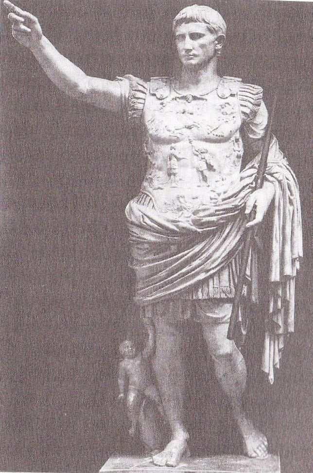 Obr. 1 císař Augustus (dle: Droberjar, E.