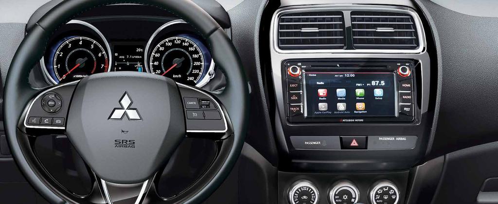 ZÁBAVA NA PALUBĚ Multifunkční GPS navigace - MGN Představuje novou řadu originálních navigačních systémů Mitsubishi, které jsou připraveny pro připojení k chytrým mobilním telefonům.