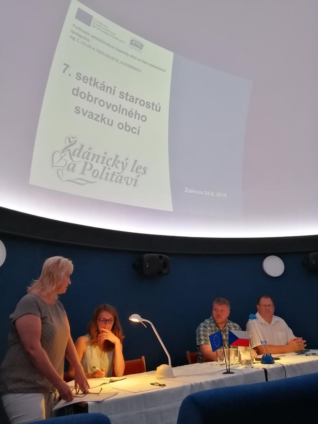 7. setkání starostů při příležitosti valné hromady DSO ŽLaP Dne 24.06. 2019 se starostové všech členských obcí mikroregionu zúčastnili 7.