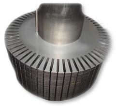 Obr. 2.1 Magnetický obvod Vinutí Vinutí se vyrábí nejčastěji z tažené, elektricky rafinované mědi.