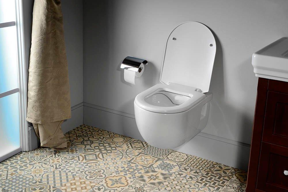 WC BRILLA závěsné WC s technologií RIMLESS - bez