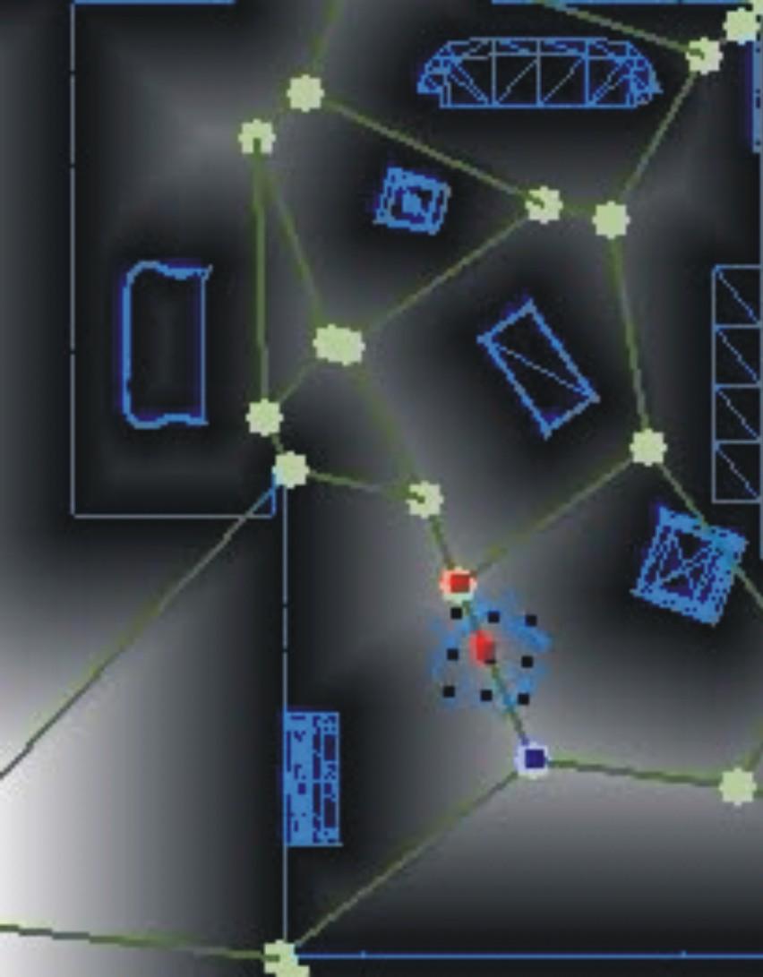 7.8 Robotika V rámci oborů kybernetika a robotika se Voroneho diagramy používají pro plánováni pohybu robota, popřípadě jiných pohybujících se strojů.