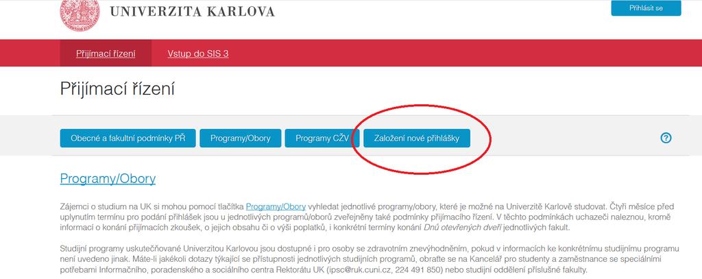 Další informace o kurzech poskytuje studijní oddělení Katolické teologické fakulty Univerzity Karlovy. Přihlášky se mohou podávat dvěma způsoby.