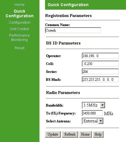 0 Sector ID 0 Base Sector ID Mask 255.255.255.0.0.0 Bandwidth 3.