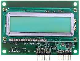 Obr. 8.3 Obrázek LCD display[14] LCD display má tři řídící a jeden obousměrný osmibitový datový port. LCD pracuje s ASCII tabulkou, kterou lze v případě potřeby upravit. Obr. 8.4 Časové schéma jednoho čtecího cyklu pro komunikaci s LCD[14] Signálem RS se LCD oznamuje, zda má očekávat na datovém portu příkaz nebo data.