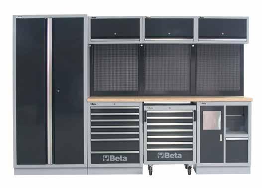 na nářadí se 7 zásuvkami x40 voudveřová skříň na nářadí děrované panely na nářadí nástěnné skříně držáky na zeď, široký typ držák na