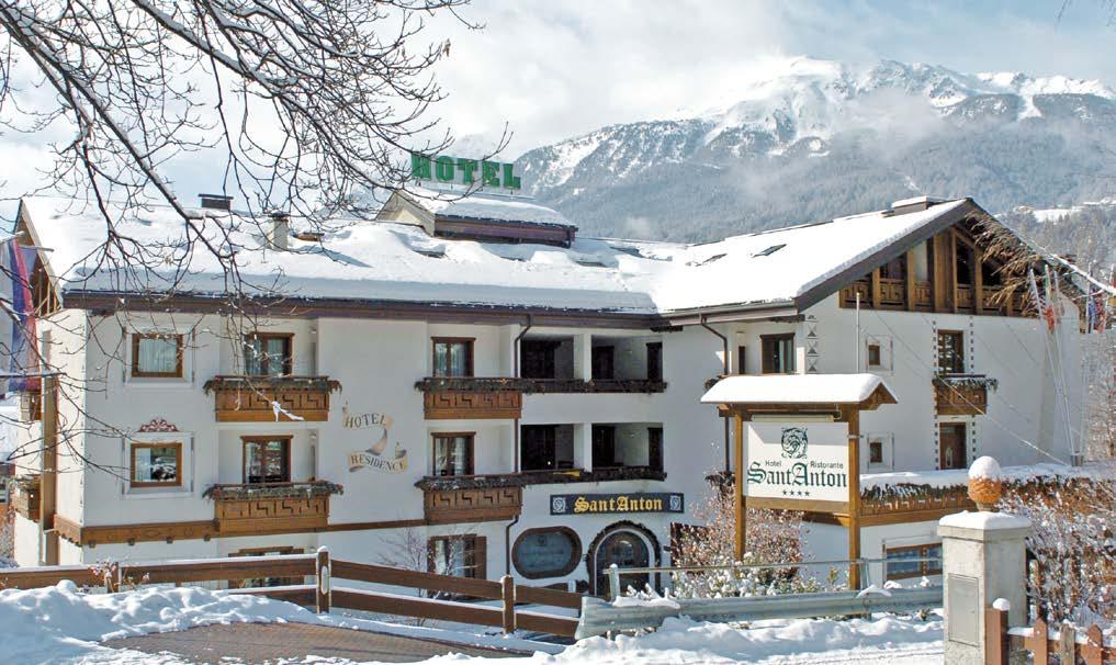 Itálie Sant Anton ITÁLIE, BORMIO Bormio 6DENNÍ SKIPAS V CENĚ Hotel leží v tiché lokalitě v blízkosti centra města. V okolí naleznete městské bazény, kluziště, obchody, bary a restaurace.