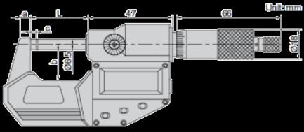 0-25mm/0-1" ± 2µm 32 27,5 1 42 Kč 59,2