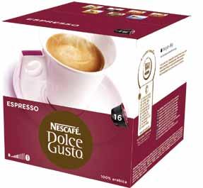 nescafé dolce gusto espresso, cortado espresso macchiato, buon giorno café au
