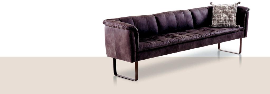 [lounge] Jídelní pohovka na vysokých nohách [lounge] má neuvěřitelný komfort sedu jaký