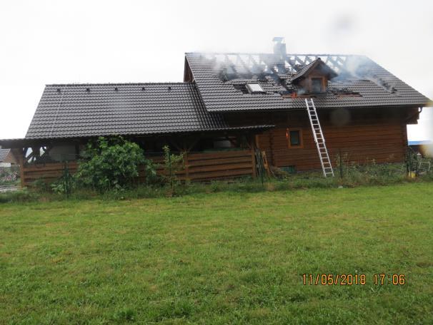Požár dřevěného rodinného domu okres: Frýdek-Místek obec: Vendryně Datum:. 5.