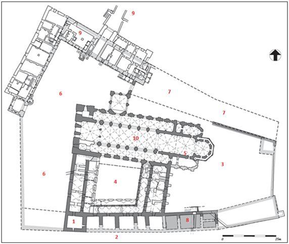 III. Archeologické výzkumy na lokalitě Třebíč - zámek Obr. 1.