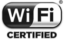 Licence Logo Wi-Fi je certifikační značka sdružení Wi Fi Alliance.