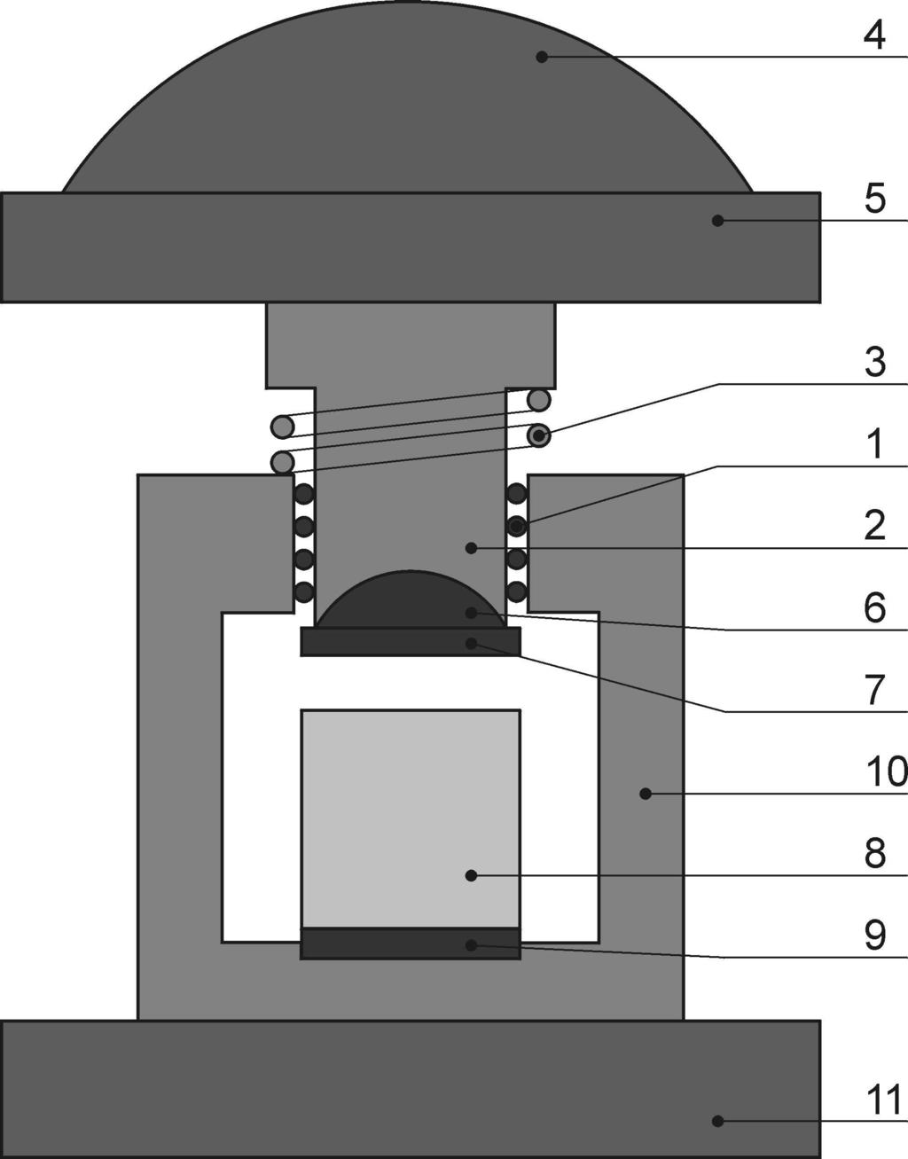 3.7.2 Zkušební zařízení a pomůcky Zkušební lis o vhodném pracovním rozsahu. Přípravek pro zkoušení pevnosti v tlaku. Odvětrávaná sušárna. Mokrá tkanina. Posuvné měřítko. 3.7.3 Postup Poloviny trámečků se vloží bočními plochami (kolmo na směr hutnění) mezi ocelové destičky, které přesně vymezují velikost tlačné plochy nepravidelného zlomku.