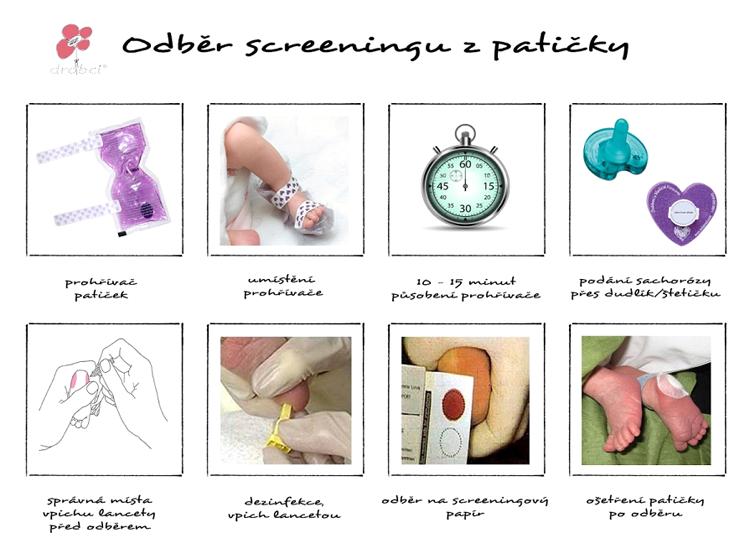 Příloha č. 4: Odběr z patičky KŘÍŽKOVÁ, Markéta, 2011-2012. Screeningové metody v neonatologii.