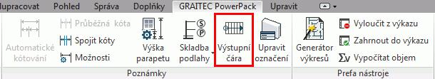 7: Výstupní čára schodiště Příkaz Výstupní čára vám pomůže vytvořit výstupní čáru pro schodiště vytvořená pomocí příkazu "Schodiště podle náčrtu".