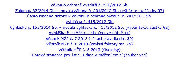 Užitečné návody, pomůcky, příklady Návody pro ohlašování SPE pro rok 2017 Postup stažení formuláře a zpracování hlášení Postup registrace nové provozovny ovzduší Příkon = Výkon / (účinnost/100) nebo