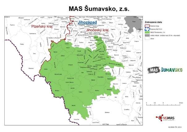 Územní vymezení: Výzva MAS se vztahuje na