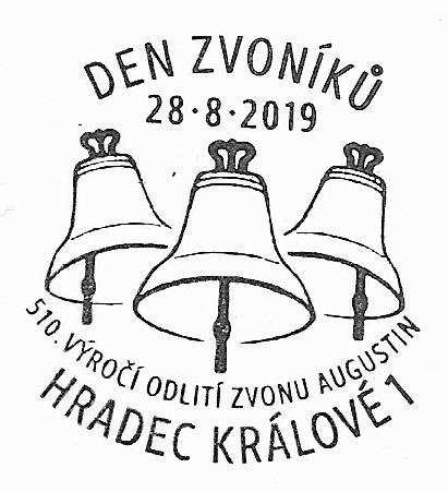 Připravované příležitostné filatelistické materiály (neznámkové) 31.8.2019 Datum Kategorie Událost Pošta Pozn.1 Pozn.2 28.8.2019 RPŘ DEN ZVONÍKŮ HRADECKA - K příležitosti 510.