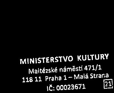 pozemky Malá Ministerstvo kultury Illllllllllllllllllllllllllllllllllllllllllllllllllllllll MKCRX (ZlBK144 Maltézské náměstí 471/1 1 18 1 1 Praha 1 Telefon: 257 085 111