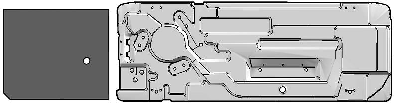 Fasten the unit in place using four foundation bolts M8 or M0 in accordance with the installation drawing.