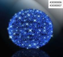 Dekorace 1 ks 13 738 33 3D LED modrá kobercová koule 100,00 Interiér Dekorace 1 ks 4 526 33 3D