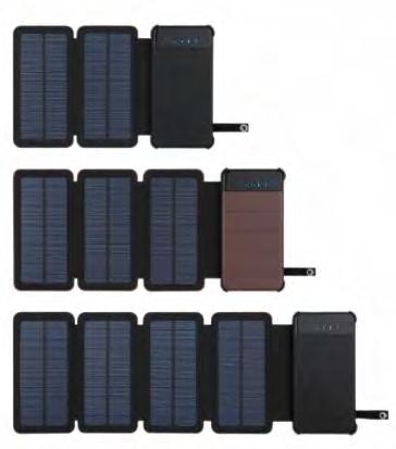 POWER BANKA SE 2,3 NEBO 4 SOLÁRNÍMI PANELY, 10000 MAH Kód produktu: POWS10002