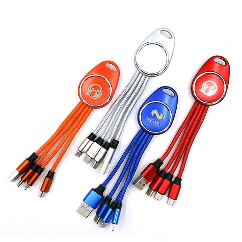 NAVÍJECÍ DATOVÝ A NAPÁJECÍ KABEL 3 V 1 Kód produktu: CAB067 Chytré a inovativní řešení pro nabíjení široké škály