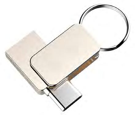 0 DISK MINI S TYPE-C KONEKTOREM Kód produktu: USB1142C Mini USB flash disk připojíte s pomocí konektoru Type-C i ke svému mobilnímu zařízení.